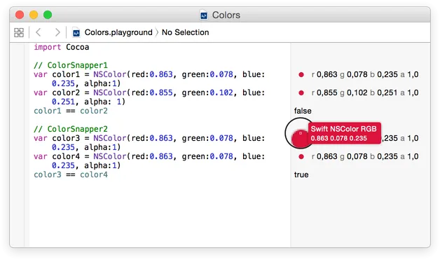Accurate colors in Xcode